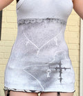 Handmade White Gothic Tank