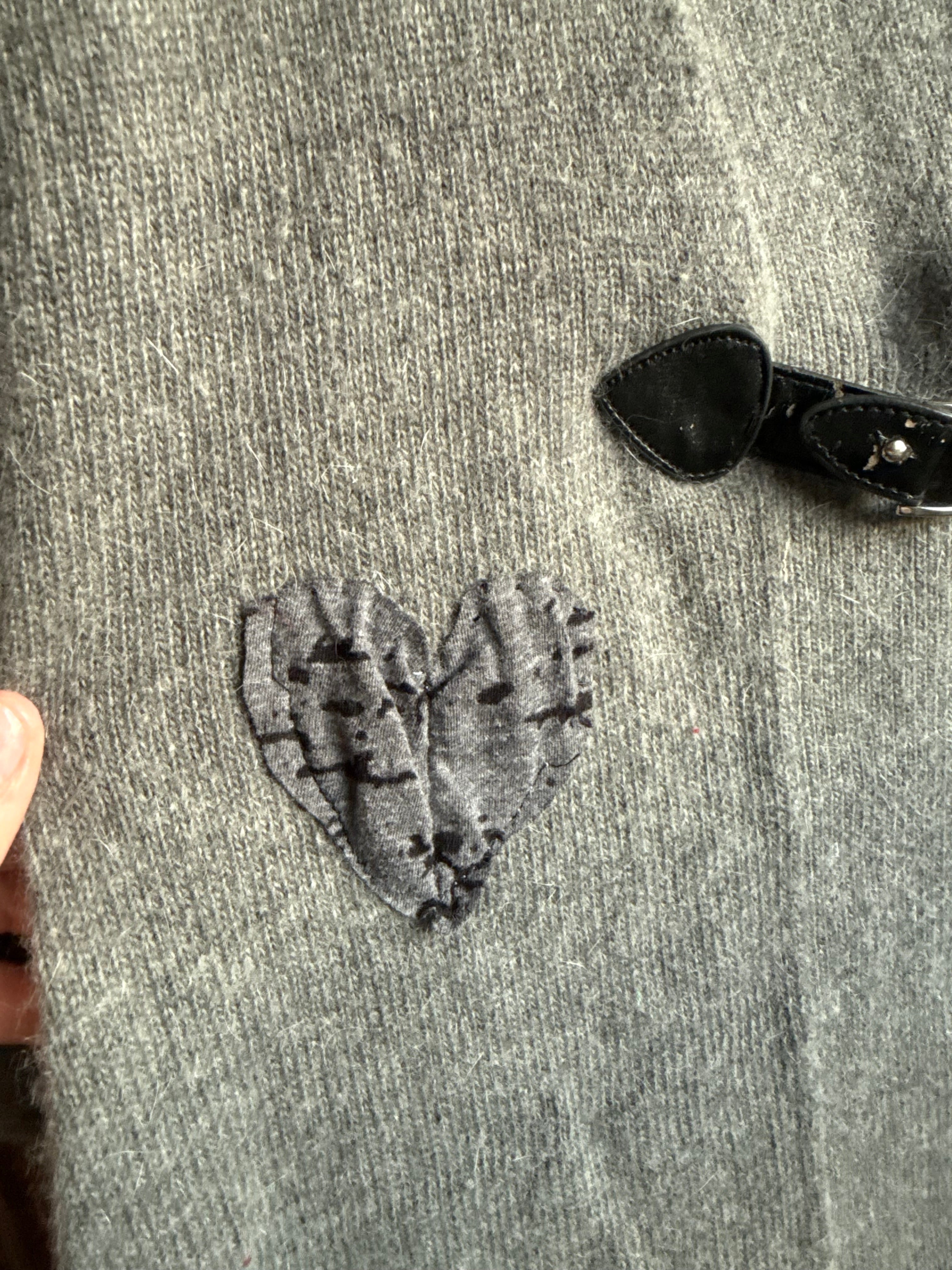 NYFW Collection- Handmade Grey Gothic Sweater